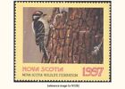 HALFPRICE Canada(Nova Scotia) 1997 $6 Habitat (woodpecker)