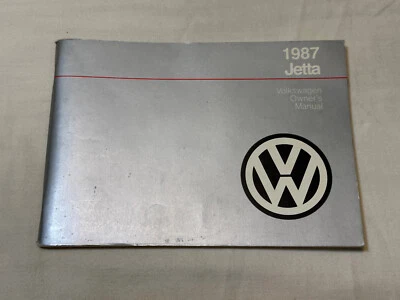 Volkswagen Manual del propietario 1987 JETTA Norteamérica Foto 1 de 2