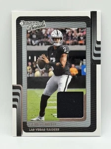 2025 Panini Donruss Geno Smith Donruss Threads Relics #DTH-GSH Las Vegas Raiders - Bild 1 von 2