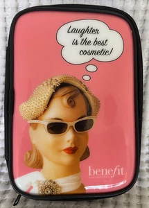 VINTAGE BENEFIT GLAMOROUSE GABBI SMALL MAKE UP BAG VANITY CASE - NEW - Picture 1 of 10