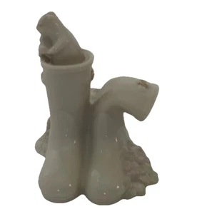 Lenox Porcelain China Treasures Miniature Figurine Secret Garden Boots - Picture 1 of 5