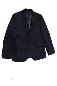 Lauren Ralph Lauren Childrens Boys Two Button Blazer Jacket Navy Blue Size 18 - Picture 1 of 4
