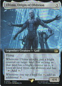 MTG FINAL FANTASY ULTIMA, ORGIN OF OBLIVION (#421) EXTENDED ART RARE FOIL - Picture 1 of 1