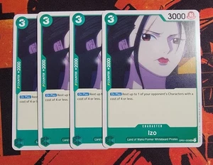 One Piece TCG - Izo (OP01-033) - Romance Dawn - English X4 - Picture 1 of 1