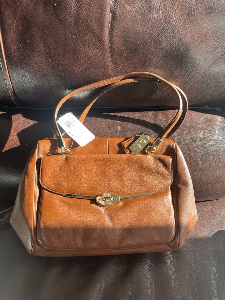 Coach Madison Madeline 25166 Brown Leather Ladies Satchel