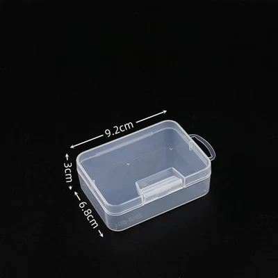 Transparent Rectangular PP Storage Box Organizer - Image 1 of 4