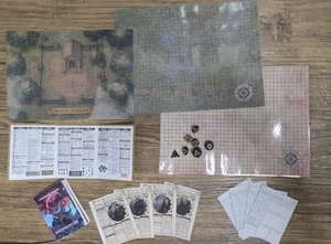 1/6 SCALE Miniature DnD Dungeons & Dragons Set, Dice, Battle Map, Characters - Picture 1 of 18