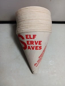 Vintage Gas Station Paper Oil Funnel Lot Of 25 Self Serve Saves - Picture 1 of 3