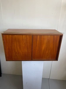 Large sliding wooden doors 89cm cabinet Staples Ladderax & 2 bars (12B) - Picture 1 of 9