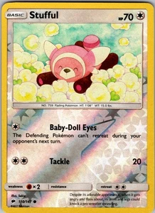 Stufful 110/147 Reverse Holo SM - Burning Shadows Common NM - Picture 1 of 2