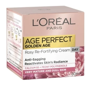 4x Loreal Age Perfect Golden AGE Rosy Re-fortifying Day Cream 50ml rrp $160 - Picture 1 of 3