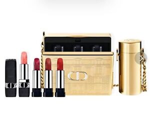 Dior Rouge Minaudiere Coffret 2021 Holiday Atelier of Dreams Lipstick Set Unused