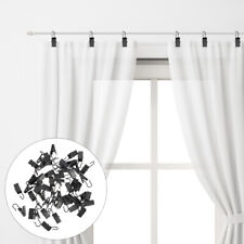  50 Pcs Astetic Room Decor Hook Clip Window Curtains Rod Shower