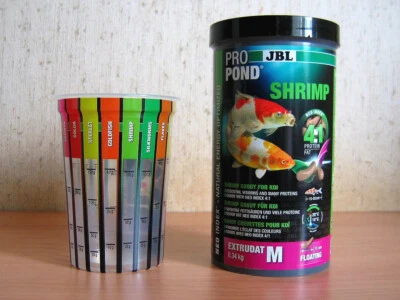 JBL PRO POND SHRIMP - Extrudat M - Shrimp Goody für Koi - 0,34 kg + MESSBECHER - Bild 1 von 3