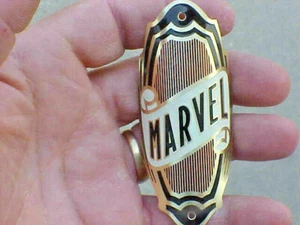 Marvel Bike Badge Bicycle Emblem Acid Etched Brass - Picture 1 of 4