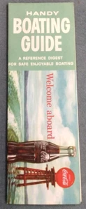 Never used 1957 Coca Cola "Handy Boating Guide" Brochure - Picture 1 of 9