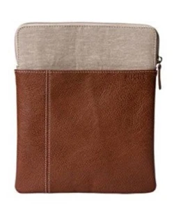 Miche Tablet Sleeve Brown Tan Zippered Padded Pocket NIP Pouch 10” X 8 1/2l” - Picture 1 of 1