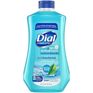 Dial Complete Antibacterial Liquid Hand Soap Refill, Spring Water, 32 fl oz - Picture 1 of 8