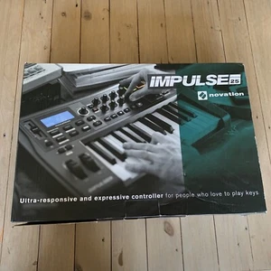 Novation Impulse 25, 25 Key Midi Controller USB Keyboard For Music, + USB Cable - Picture 1 of 10
