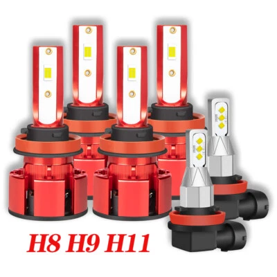 Para Nissan Sentra 2013-2019 faros LED alto bajo+bombilla de luz antiniebla - Imagem 1 de 4