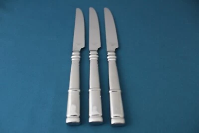 3 cuchillos de cena Ralph Lauren Montgomery acero inoxidable 1999 Corea 9 5/8" Foto 1 de 4