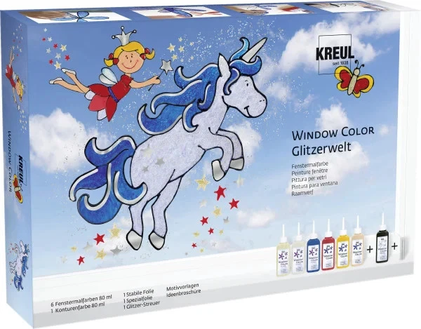 Kreul Window Color Glitzerwelt Set  Window Color - Bild 1 von 1