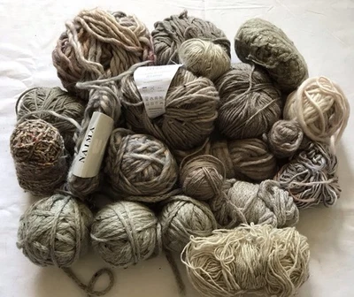 Wollreste Taupe -Töne, Lang Yarns, Debbie Bliss, Lana Grossa - Bild 1 von 4