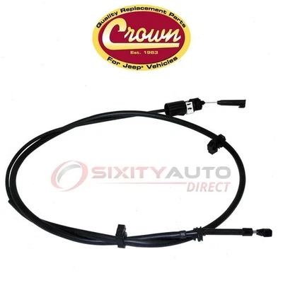 Crown Automotive Throttle Valve Cable for 1997-2002 Jeep Wrangler - gv Foto 1 de 4