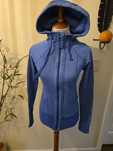 Active Life Blue Hooded Full Zip Sweatshirt, S - Bild 1 von 7