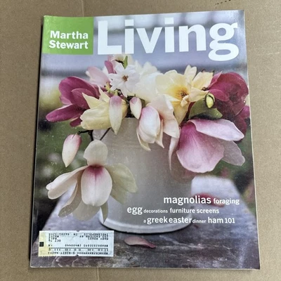 Martha Stewart Living Magazine April 1996 Issue #38, w/ Recipe Cards Foto 1 de 4