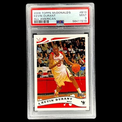 Topps McDonald’s Kevin Durant All American Rookie RC 2006 #B19 PSA 9 como nuevo Foto 1 de 2