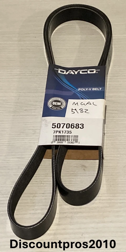 Cinturón serpentino Dayco 5070683 Honda CR-V Acura RDX 2002-2012 Foto 1 de 1