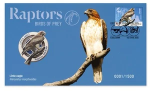 PNC-Australia 2025 Raptors Birds of Prey Little Eagle-Medallion Limited Ed 1500 - Picture 1 of 2