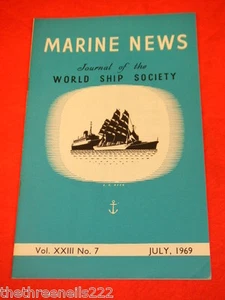 MARINE NEWS - JULY 1969 VOL XXlll # 7 - Picture 1 of 1