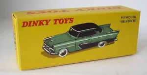 Repro Box Dinky Nr.24D Plymouth Belvedere - Imagen 1 de 1