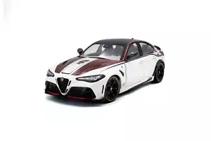 Solido 2023 Alfa Romeo Giulia GTAm White w/ Red 1:18 S1806907 - Picture 1 of 7