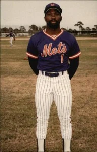 NY METS No. 1 Mookie Wilson Outfielder; Mets Baseball Player; Unused; Crisp Mint - Picture 1 of 2