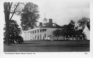 Mount Vernon Virginia VA Washington’s Home House RPPC Postcard - Picture 1 of 2