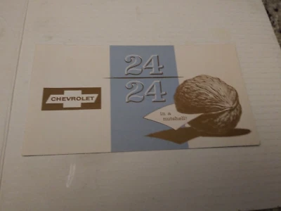 Chevrolet/Corvette 1964, 1965 original garantía 24/24 manual de tuercas Foto 1 de 3