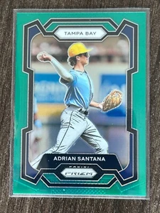 2024 Panini Prizm - Adrian Santana - Green Prizm #271 - Tampa Bay Rays - Picture 1 of 2