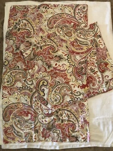 Rich Exotic Paisley Cotton RAYMOND WAITES King Pillow Shams NWOT Original Folds - Picture 1 of 8