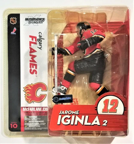 McFarlane Jarome Iginla 2 Calgary Flames Series 10 NHL 2005 Sports Figure Cover