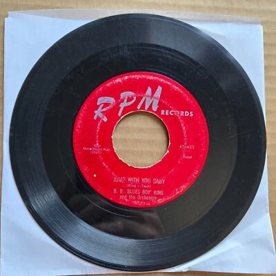 B.B. Виниловые пластинки KING Jump With You Baby 45 7 дюймов R&B BLUES SOUL 1955 - Изображение 1 из 2