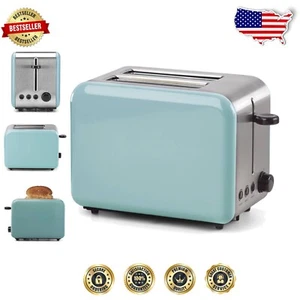 Vintage-Inspired Turquoise 2-Slice Toaster with Advanced Settings by Kate Spade - Picture 1 of 6