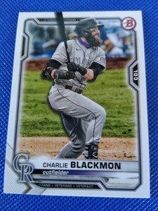 2021 Topps Bowman #4 Charlie Blackmon - Colorado Rockies