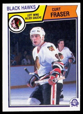 Curt Fraser 1983-84 O-Pee-Chee #102 NMT - Image 1 of 2