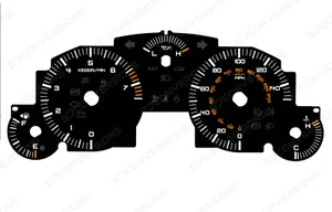 Mazda MX5 Mk3 Plain Dial Cards 8 Colours Gauges - Picture 1 of 8