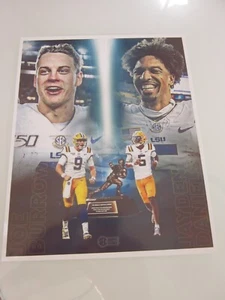 JOE BURROW AND JAYDEN DANIELS LSU TIGERS HEISMAN TROPHY WINNERS 8x10 PHOTO 🐯 - Picture 1 of 1