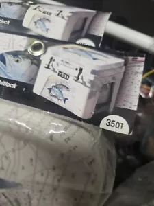 Yeti cooler cushion Steve Whitlock Signature wrap double fish map 35Q Tempress - Picture 1 of 5