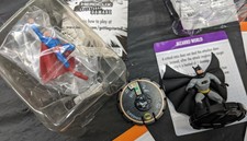 HeroClix Batman and Superman promo figures, Bizarro World card and more